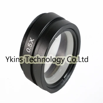 

Free shipping 0.5X Barlow Lens for Industrial Microscope Camera Objective lens for 180X 300X C-Mount lens