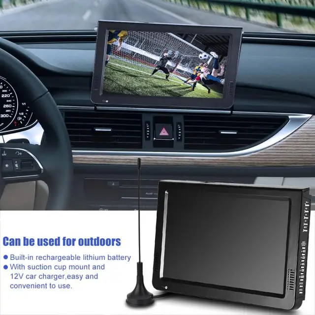 LEADSTAR 10 Inch Digital Television ATSC Portable TV 1080P HD HDMI Video Player For Home/Car Televisions TV 2018