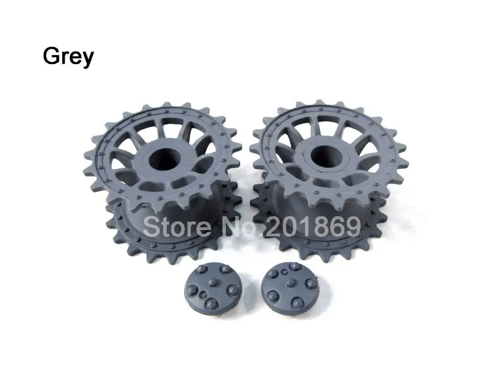 Henglong plastic driving wheels, sprockets(grey) for 1:16 116 henglong 3818-1 Germany Tiger 1 rc tank, henglong parts for tank