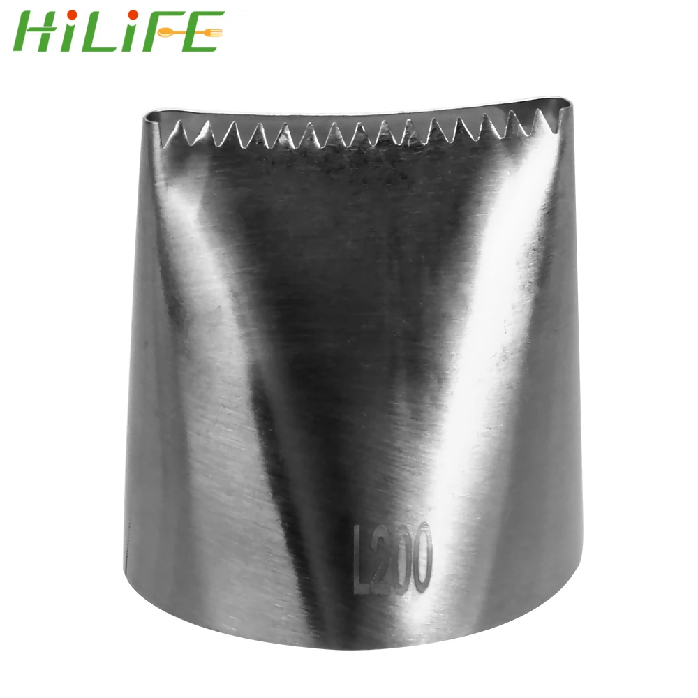 HILIFE 1pc Cream Pastry Tip Russian Cake Icing Piping Nozzle Stainless Steel Extra Large Fondant Cake Decorating Tool