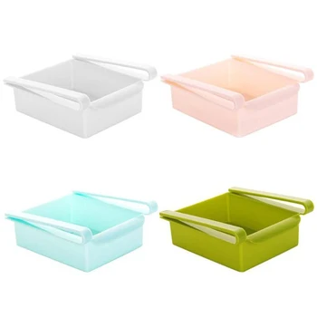

Multi-purpose Kitchen Refrigerator Storage Food Container Fresh Spacer Layer Pull-out Partition Organizer Extractive Storage Box
