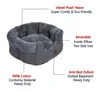 Super Comfy Velvet Fleece Nest Model Round Shape Dog Beds Pet Beds Cat Cave for Dogs and Cats Anti Skid Cotton Material ► Photo 2/6