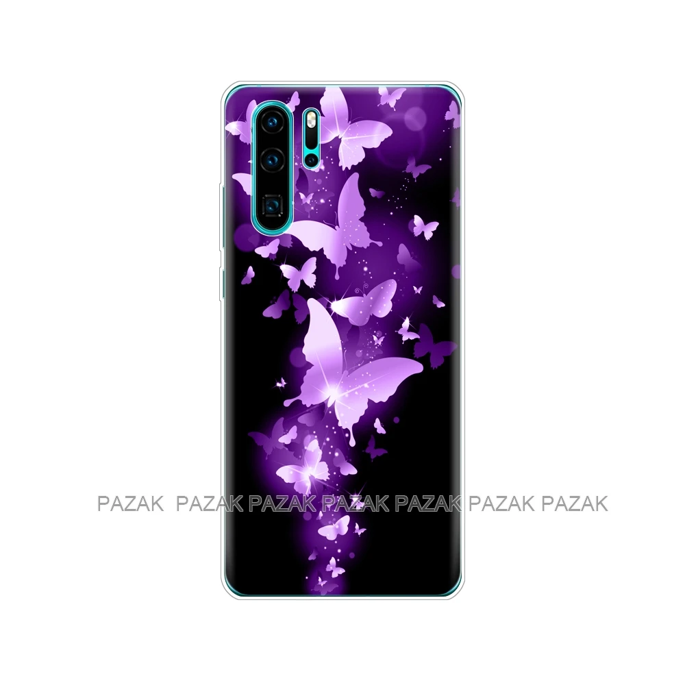 Чехол-Бампер для Huawei P30 Pro, мягкий силиконовый чехол для телефона из ТПУ, задняя крышка для Huawei P30 Pro VOG-L29 ELE-L29 P 30 Lite, чехол с принтом - Цвет: 61352