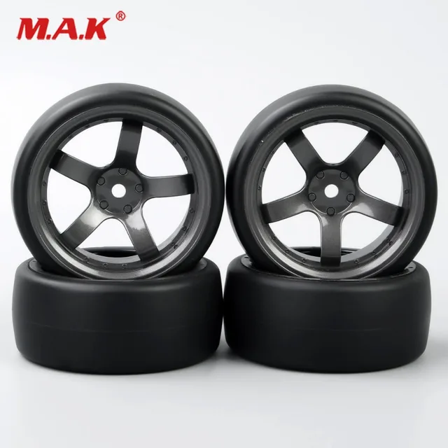 Best Offers 4pcs Set 1:10 RC Speed Drift Racing Car 5-Spoke Tire and Wheel For HSP HPI D5M rc parts Remote control car accessories Best Offers 4pcs Set 1:10 RC Speed Drift Racing Car 5-Spoke Tire and Wheel For HSP HPI D5M rc parts Remote control car accessories
