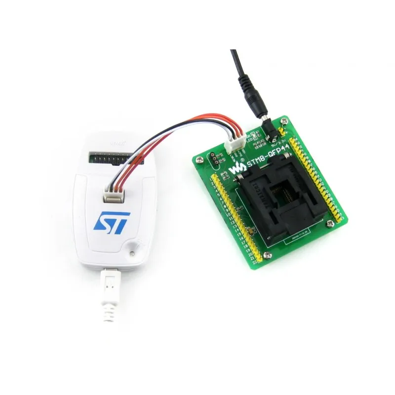 STM8-QFP44# программирования адаптер IC Тесты гнездо для STM8 QFP44 LQFP44 посылка 0,8 мм Шаг с плавать Порты и разъёмы