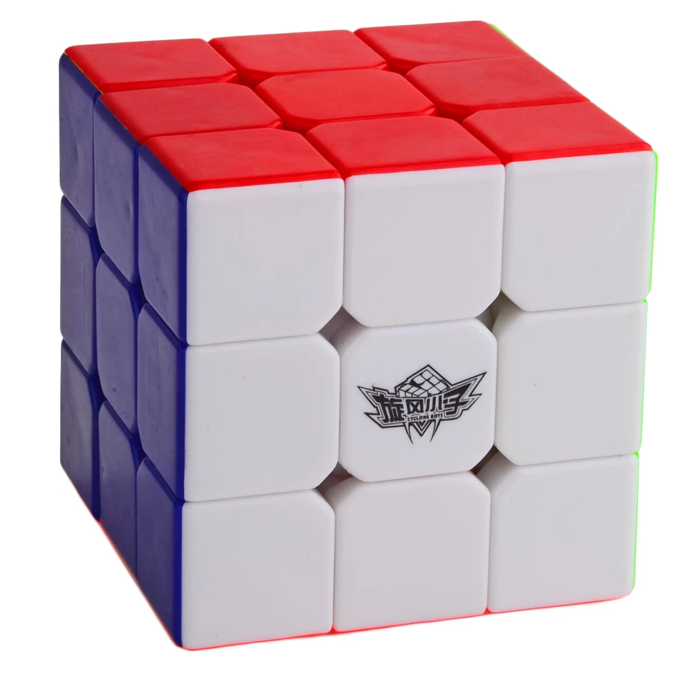 Разноцветный волшебный куб Cyclone Boys 3x3x3 упрощенной версии без наклеек|magic cube