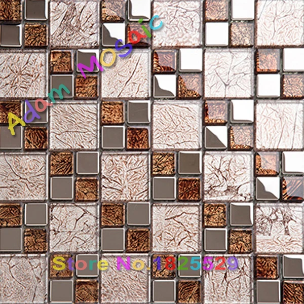 Rojo Deco Rosa Baldosas De Vidrio Bano Azulejo De La Pared