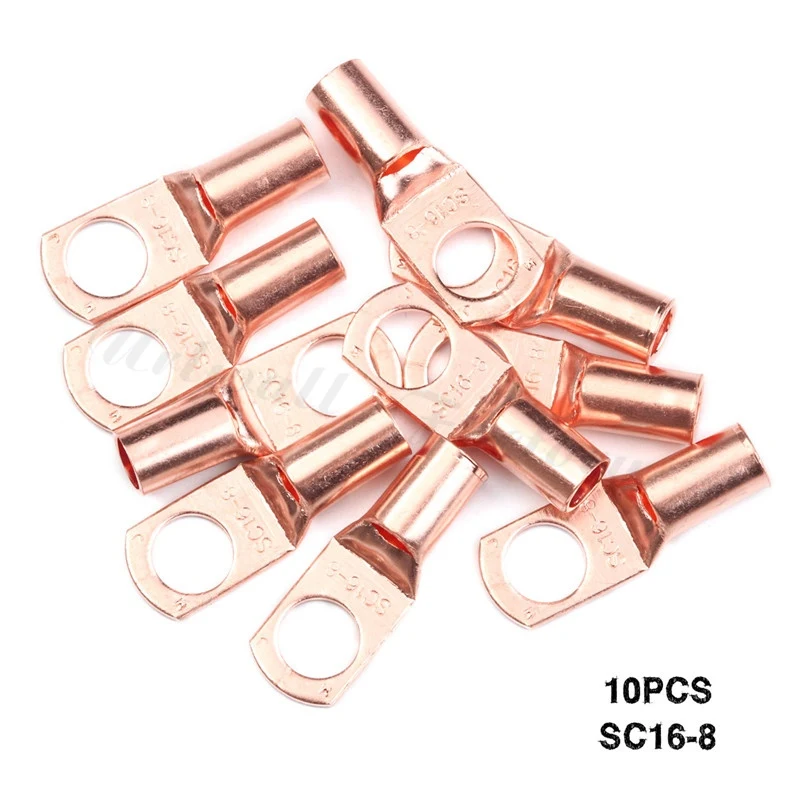 Terminal De Anillo 8X GS6-16 M6 10-16mm2 Cable Ondulado Para No Aislado JST