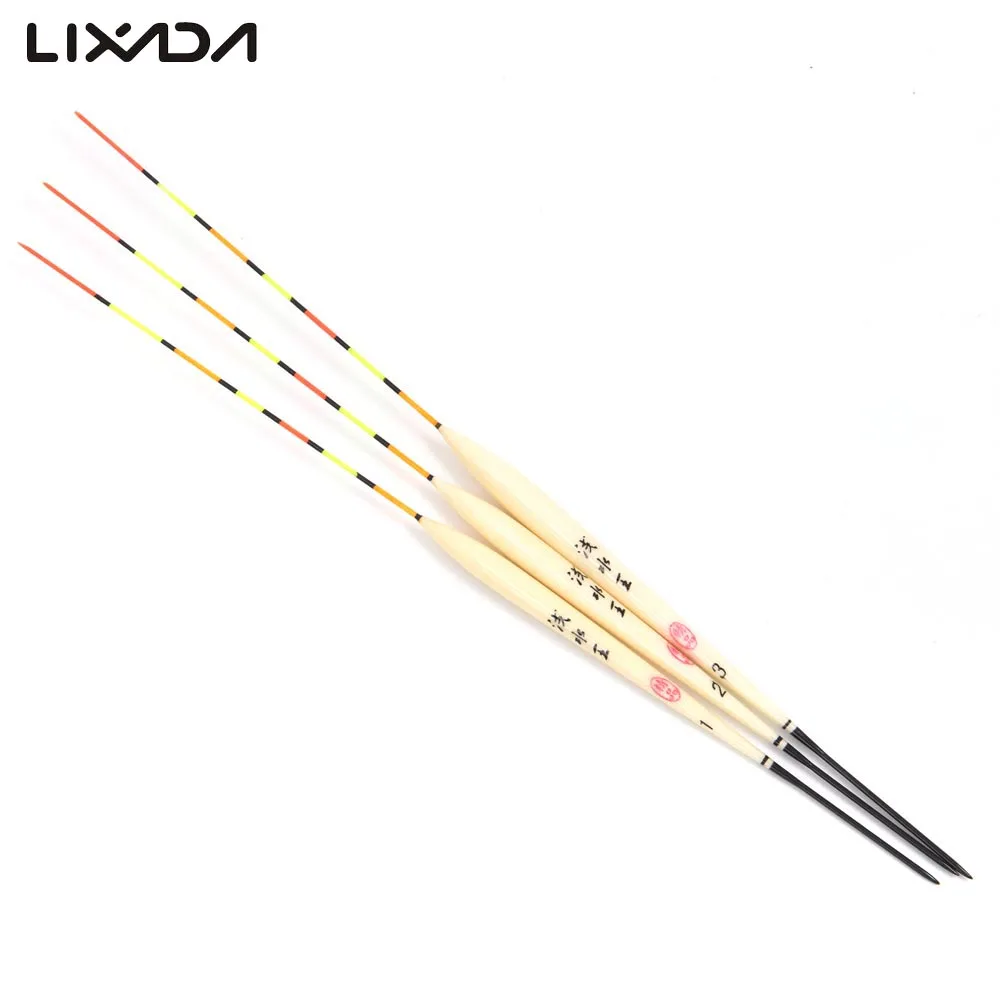

3Pcs/lot Fishing Floats Barr Wood Float Fly Fishing Float Set Professional Fishing Tackle Tools for Carp Fishing Accessary