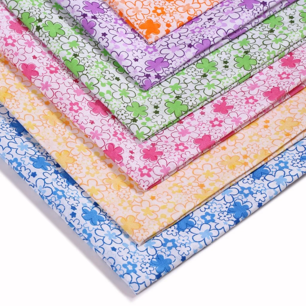 Patchwork Real Cotton Fabric 2015 2m/lot 150cm Small Plum Dacron