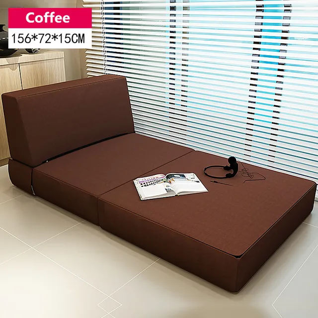Modern Tri Fold Guest Bed With Washable Cover Bedroom Furniture Modern Tri Fold Guest Bed With Washable Cover Bedroom Furniture Single Sleeping Futon Anese