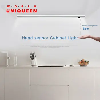

hand pass sensor switch Aluminum alloy solt kitchen light with led light ,DC12V 18W power supply, wihite, CW, WW options