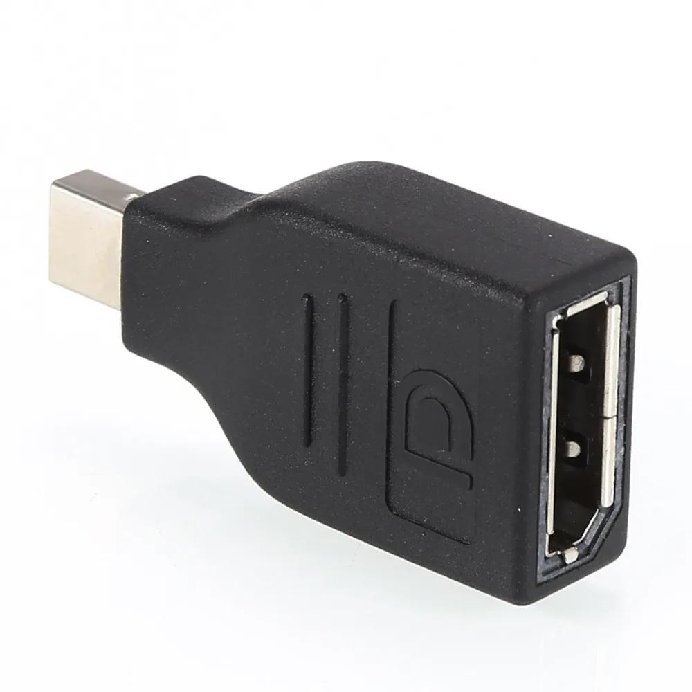 

Black White Mini Display Port Mini DP Adapter extender Male to Displayport Female Adapter Cable For Macbook Air Pro