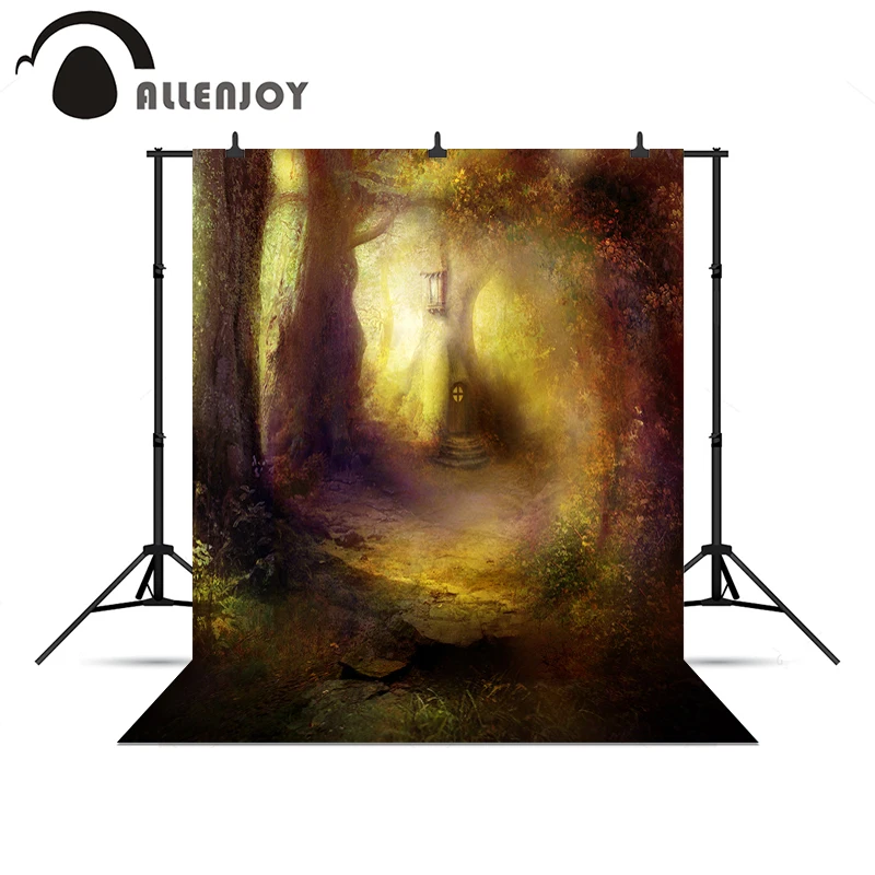 

Allenjoy photo backdrops Fairy Tree House Beautiful artisticistic children background for photo shoots background vinyl new Year