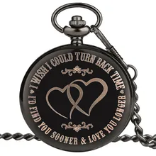 Карманные часы уникальный узор в виде сердца классическая кварцевые женские часы Спорт тонкие цепочки повседневное Женская мода reloj de bolsillo