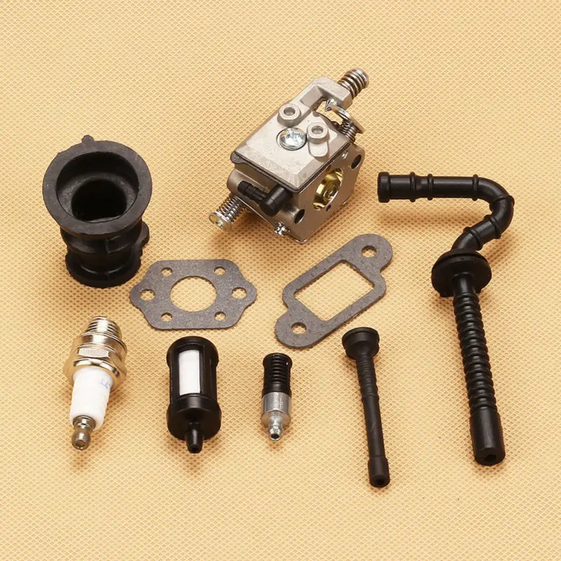 WT 286 Walbro Carb Карбюратор воздушный топливный фильтр свеча зажигания для бензопилы