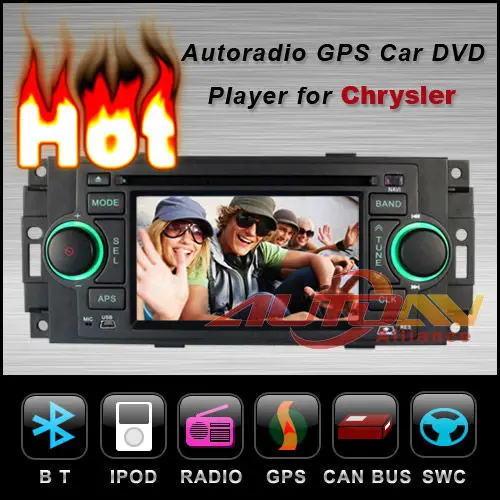 2 Din Car DVD Player For Chrysler 300 300C PT Cruiser With GPS