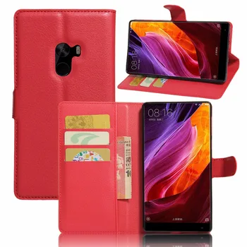 

Newest smartphone cases for Xiaomi Mix,50pcs/lot,Luxury TPU leather flip wallet case for xiaomi mix,free shipping