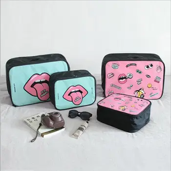 

3PCS Women's Travel Cosmetic Storage Bag Lady Beauty Toiletry Pouch Makeup Organization Accessories Supplies Item Stuff Products