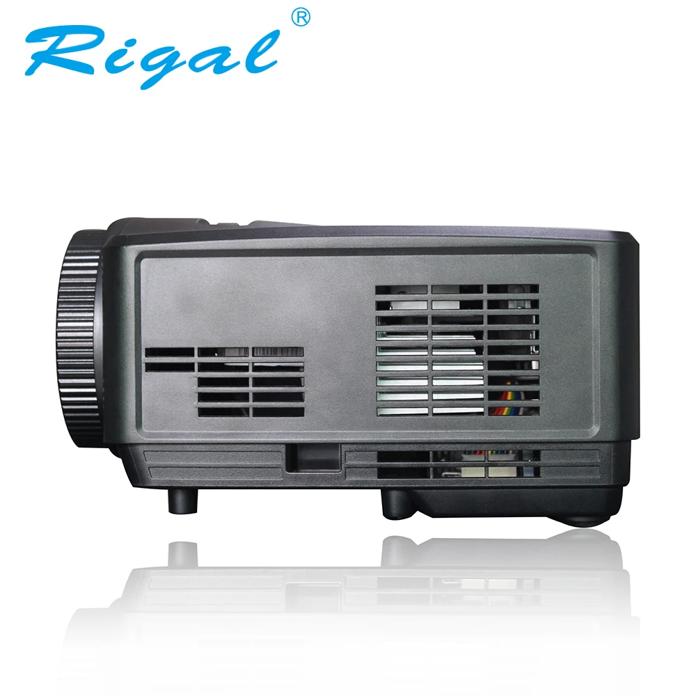 Проектор Rigal RD809 HD DLP 3000 Ansi люмен активный затвор 3D проектор домашний кинотеатр