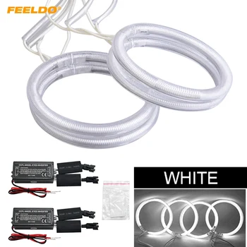 

FEELDO 1Set Car CCFL Angel Eyes Light Halo Rings Kits For Fiat Grande Punto Car-Styling Headlight White #FD-3260