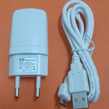 1.0A путешествия Зарядное устройство ЕС штекером+ USB кабель для Elephone P6000 " MTK6732 4 ядра 2 Гб Оперативная память 16 Гб Встроенная память