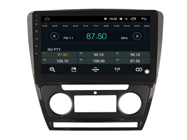 Discount for Skoda Octavia 2010-2014 MT Android 8.0 car gps multimedia 64GB rom+IPS screen+CARPLAY+TDA7851 Amplifer+4 Car Launcher radio 3