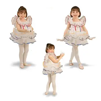 

2016 Sale Rushed Knee-length Appliques Elsa Dress Latin Dance Dress Costumes For Kids Child Performance Clothes Clothing Ballet