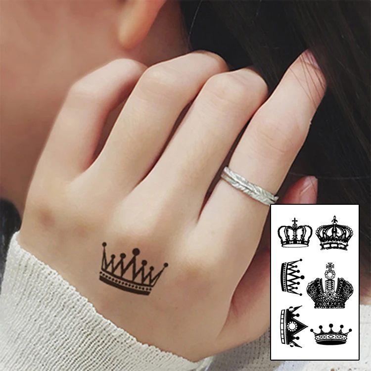 Waterproof Temporary Tattoo Stickers Royal Crowns King Queen Designs Body Art For Woman Man Make Up Tool Buy At The Price Of 0 53 In Aliexpress Com Imall Com Waterproof Temporary Tattoo Stickers Royal Crowns King Queen Designs Body Art For Woman Man Make Up Tool Buy At The Price Of 0 53 In Aliexpress Com Imall Com