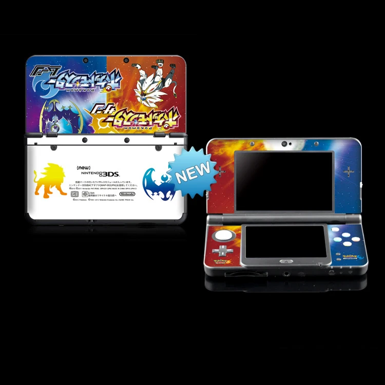 Защитная Наклейка для Pokemon Sun &amp Moon Nintendo NEW 3DS виниловая обложка наклейка s |