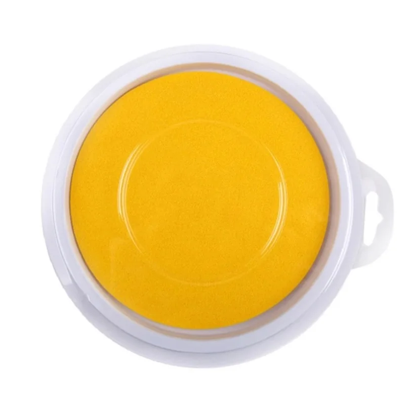 Детский отпечаток руки ребенка платформа палец живопись чернила печать ладони уход воздуха сухой мягкой глины ребенка руки и ноги отпечаток - Цвет: yellow