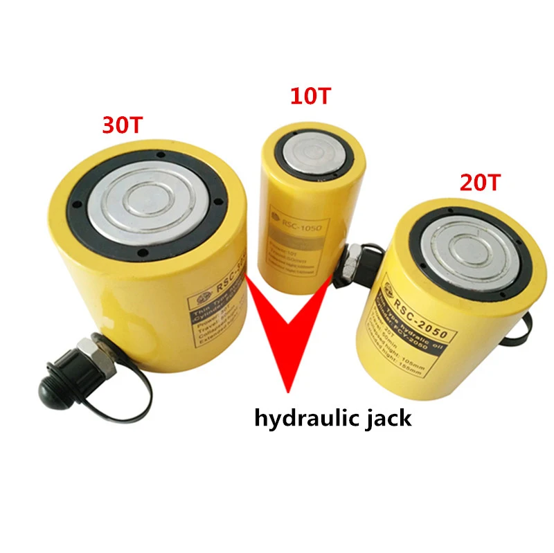 

Industrial Thin Type Hydraulic Oil Cylinder Disconnect-type Hydraulic Jack Hydraulic Cylinder 10T/20T/30T/50T/100T Stroke 50MM Y