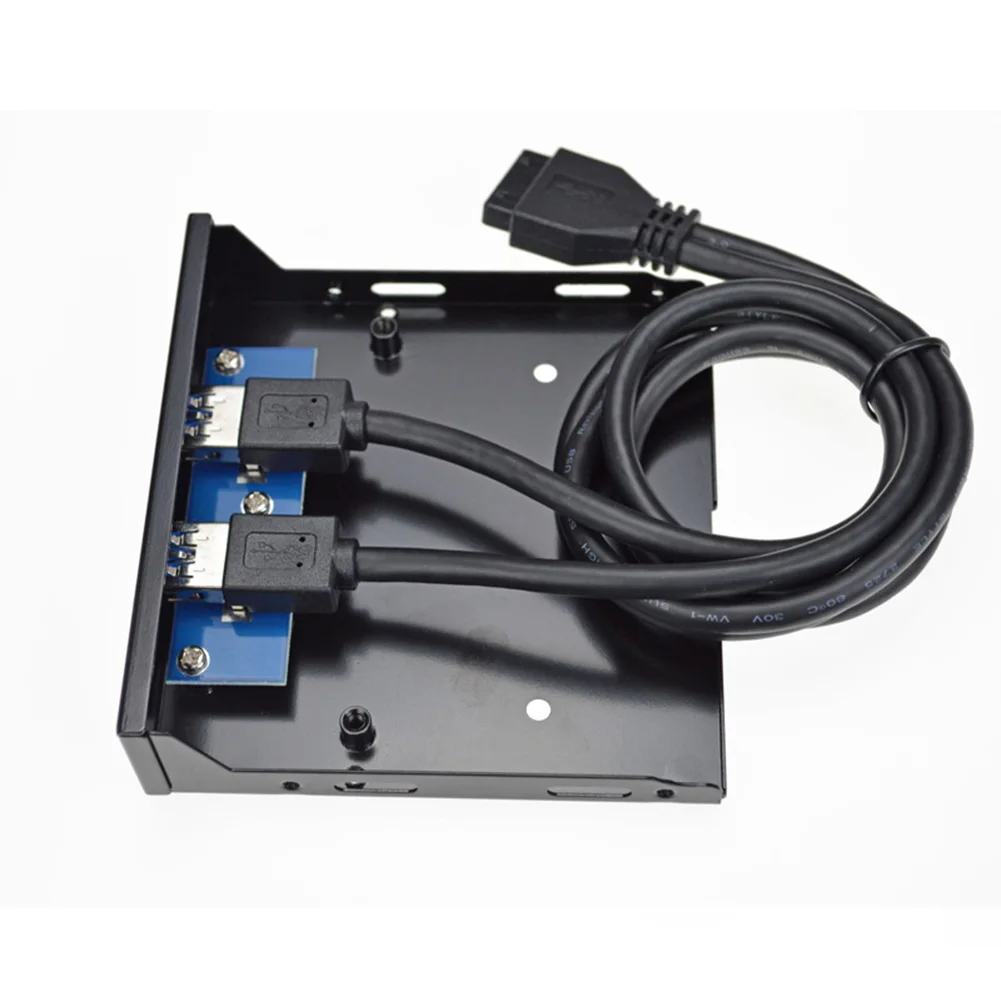 PCI اكسبرس 19/20Pin إلى ثنائي USB 3.0 قرص مرن الجبهة لوحة التوسع بطاقة جديد PCI اكسبرس 19/20Pin إلى ثنائي USB 3.0 قرص مرن الجبهة لوحة التوسع بطاقة جديد