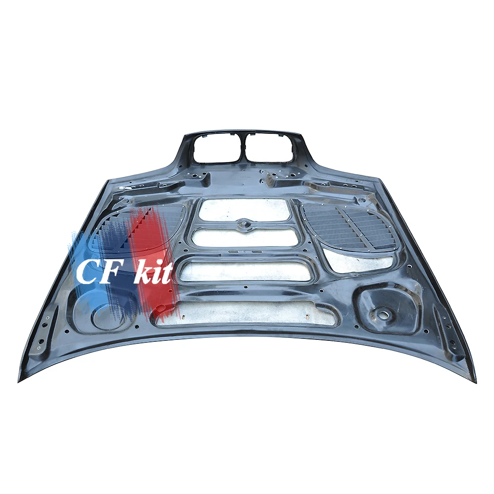 CF комплект GTR стиль передний капот Настоящее углеродное волокно для BMW E46 2 двери 1998-2001 Автомобильный капот корпус комплект Автомобильный Стайлинг