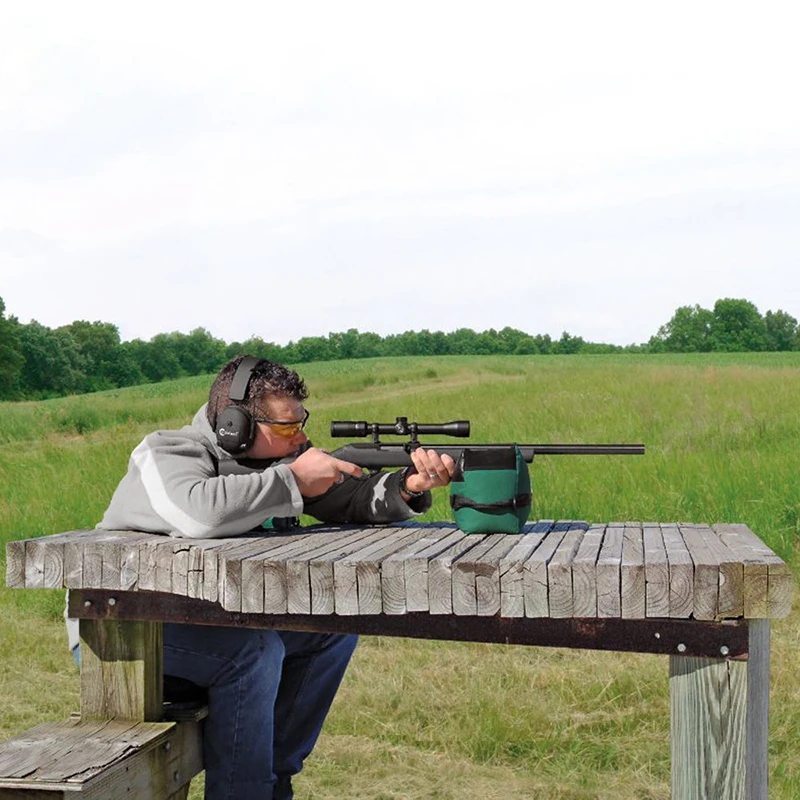 

Shooting Rear Gun Rest Bag Set Portable Front & Rear Rifle Hunting Target Tactical Bench Unfilled Stand Gun Accessories