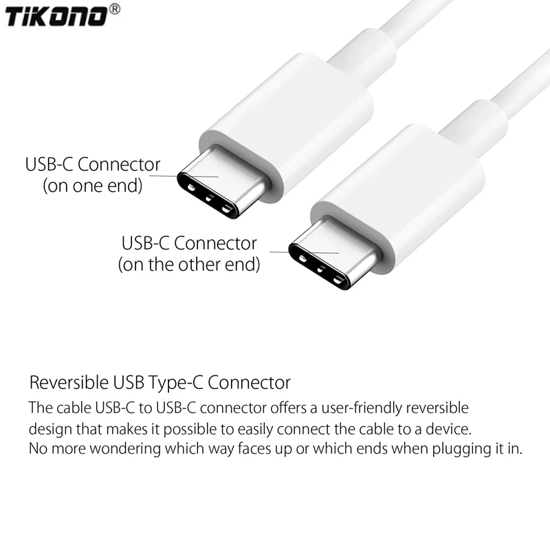 Кабель USB C [2 упаковки] шнур быстрой зарядки Type совместимый с IPad Pro 11/12 9 2018/Google Pixel 2/2