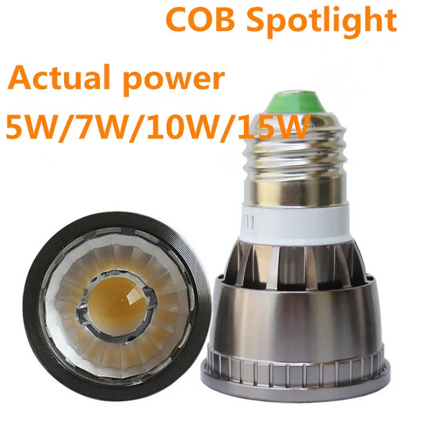 

Wholesale price Super Bright E27GU10/MR16 GU5.3 5W/7W/10W COB LED Spotlight Bulbs Light Dimmable Led Warm/Cool White 85-265V/12V