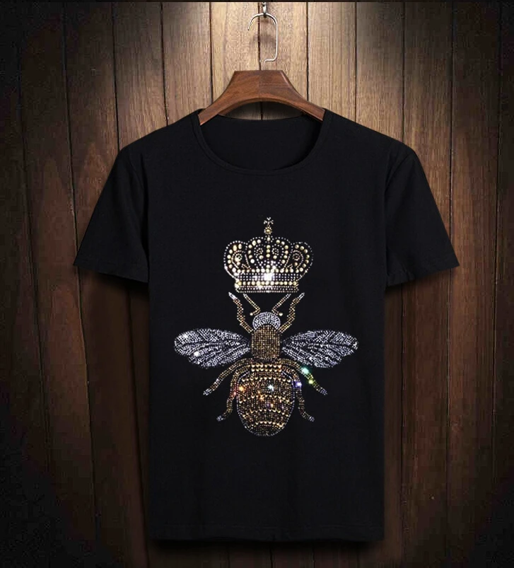 

Short-sleeved T-shirt men 2019 simple round neck stretch stripes summer new top clothing tshirt street