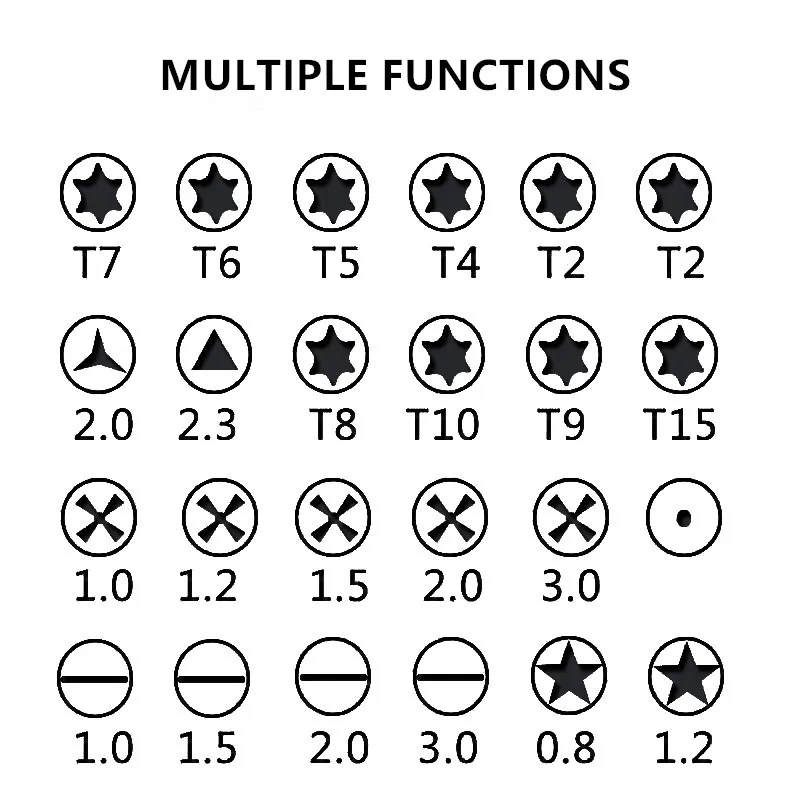 Мини прецизионный Набор отверток 25 в 1 Torx многофункциональный инструмент для ремонта открывания прецизионный Набор отверток для телефонов планшетных ПК