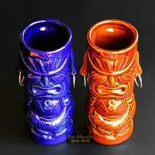 Популярная Коллекция Бар креативная мода керамические Тики-бокалы Гавайские украшения дома Праздничная Коктейльная Подарочная кружка