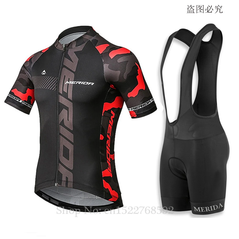 2018 High Level Team Merida Road Bike Cycling Jersey set Ropa ciclismo