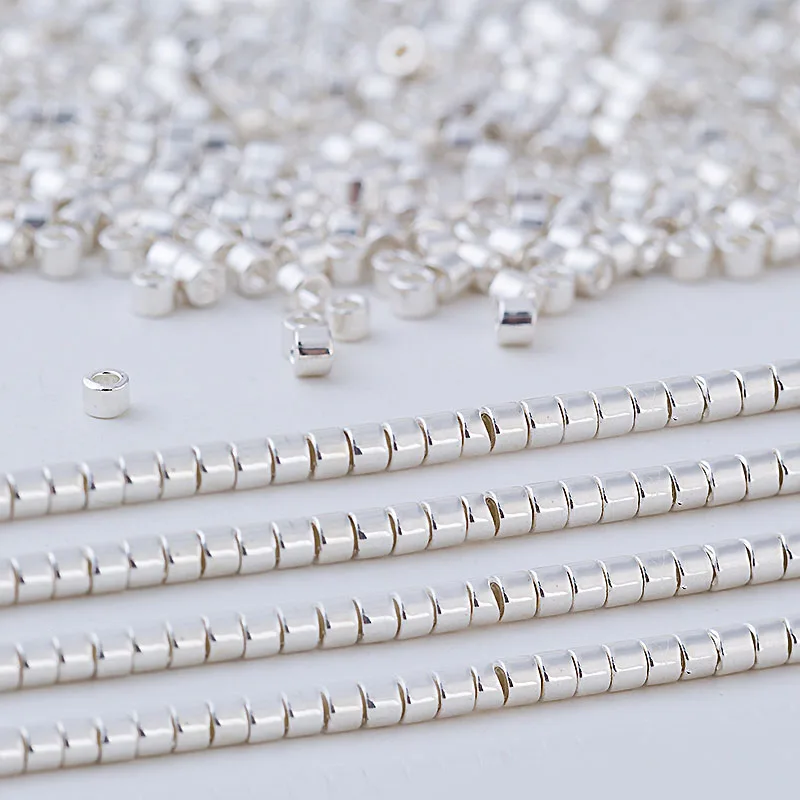 DB551 Bead art silver color Japanese Delica Glass beads