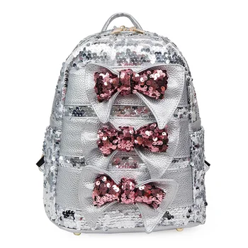 

Fashion 2018 Sequins PU Leather Women Backpack Children Back Pack Small Backpacks For Girls Ladies Shoulder Bags Bling