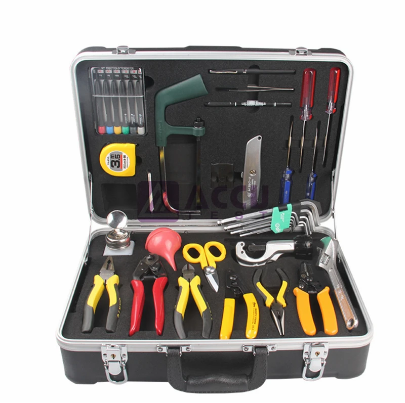 Professional FTTH tool kit Including 26 items Fiber optic installation