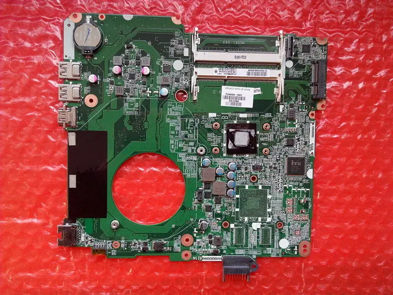 LAPTOP NOTEBOOK MOTHERBOARD SYSTEM BOARD 734826-501 734826-001 FOR HP PAVILION TOUCHSMART 15 15-N A4-5000M SERIES 100% tested 746447 501 746447 001 for hp touchsmart 15 envy15 motherboard hm87 740m 2g notebook system board tested