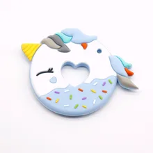 

2018 New 1pc Cute Chewable Silicone Baby Teether Lovely Diy Teething Necklace Accessories Food Grade Silicone Teether