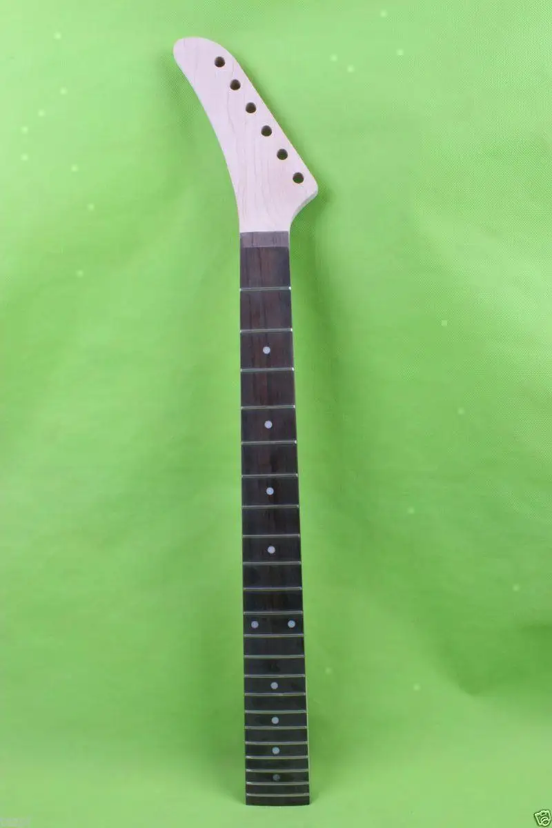 Electric guitar neck 22 fret 25.5inch Left handmaple rosewood banana22