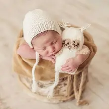 Шапка для девочек и мальчиков; реквизит для фотосессии новорожденных; шапка с совой и кукла; хлопковая шапка для младенцев; шапки; вязаные шапочки; шапка для детей