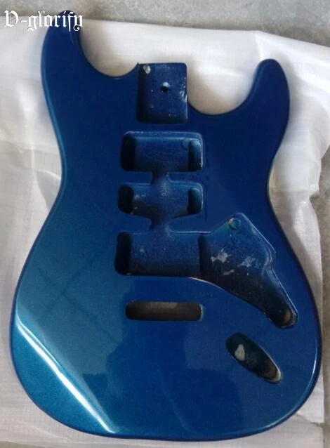 

metallic blue ST electric guitar body