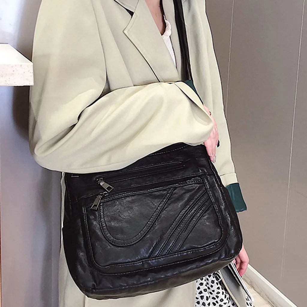 Сумки для женщин модная дикая простая сумка-мессенджер для девочек Новая черная сумка на плечо Повседневная сумка K521